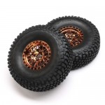 [TEAM LOSI] Wheel, Tire, Mounted (2): 8X Super Lasernut