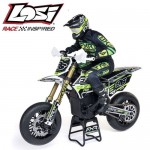 [TEAM LOSI] (���� 1/4 �������) 1/4 Promoto-SM FXR Supermoto Motorcycle RTR Basic, White