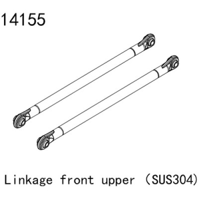 [�˾���ũ] 14155 [YK HOBBY] YK14155 Linkage front upper stainless SUS304 (YK4083)