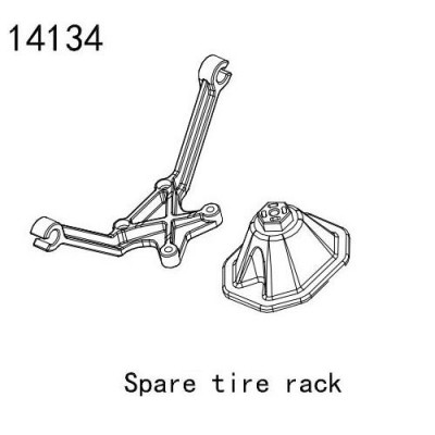 [�˾���ũ] 14134 [YK HOBBY] 14134 Spare tire rack (YK4083)