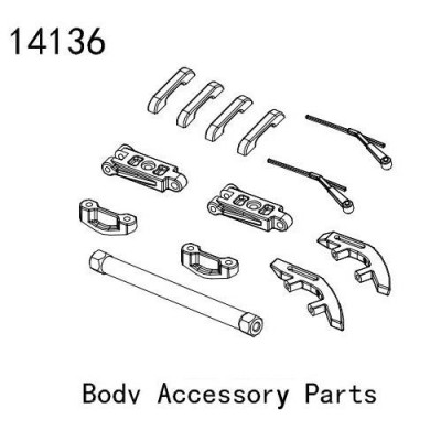 [�˾���ũ] 14136 [YK HOBBY] 14136 Body Accessory (YK4083)