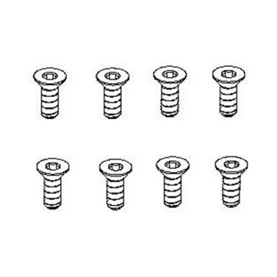 �˾���ũ 13104 [YK HOBBY] 13104 M2.5*6 Flat Head Screws(yk4����)