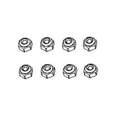 �˾���ũ 13115 [YK HOBBY] 13115 M3 Lock Nuts(yk4����)