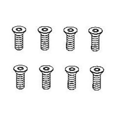 �˾���ũ 13105 [YK HOBBY] 13105 M2.5*8 Flat Head Screws(yk4����)