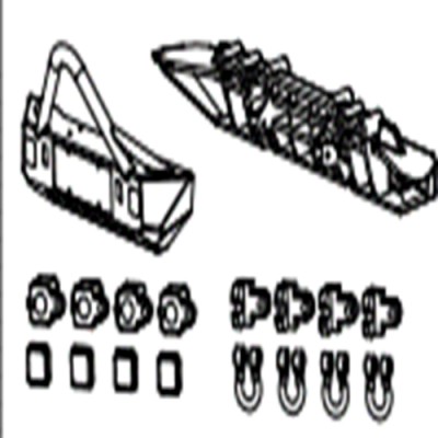[�˾���ũ] 14064 [YK HOBBY] Front And Rear Bumper(yk4082)