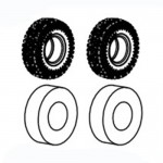 [YK HOBBY] Tire & sponge (YK6101)