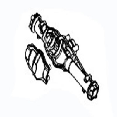 [�˾���ũ] 13621 [YK HOBBY] Rear axle case (YK6101)