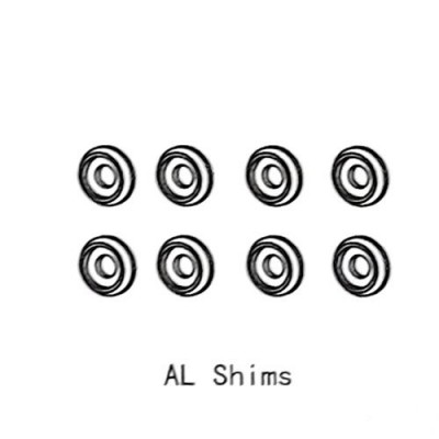 [�˾���ũ] 13199 [YK HOBBY] Alum shims