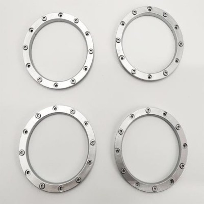 �˾���ũ YK14035 [YK HOBBY] 14035 Silver wheel frame ring(yk4081,yk4082)