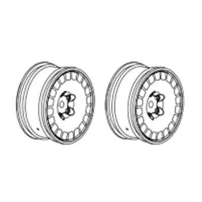�˾���ũ YK21227 [YK HOBBY] 21227 Gray Rims