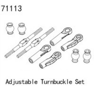 [�˾���ũ] YK71113 [YK HOBBY] YK71113 Adjustable Turnbuckle Set