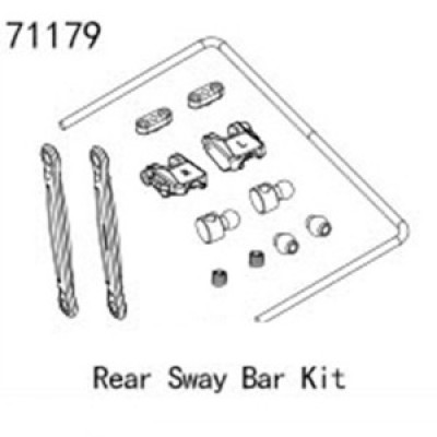 [�˾���ũ] YK71179 [YK HOBBY] YK71179 Rear Sway Bar Kit