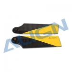 [ALIGN] TB60/T-REX 600/550 95 Carbon Fiber Tail Blade - Yellow