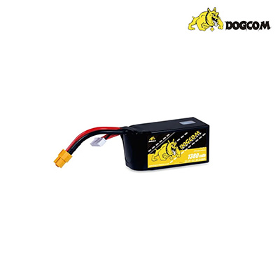 [�˾���ũ]  DOGCOM 6�� 22.2V 1380mAh 160C ��Ƭ������ ���͸� - XT60