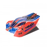 [ARRMA] ARA-2251 1/8 Clipless Painted Decaled Body, Red: TYPHON 4X4