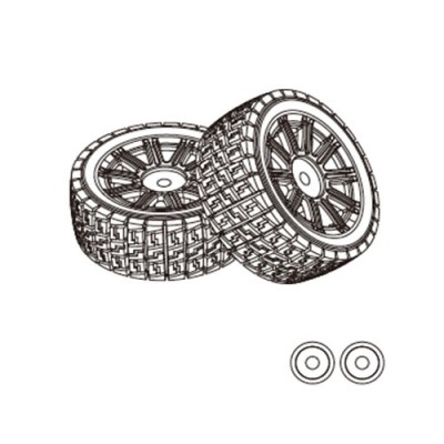 [�˾���ũ] 1415A2 [MJX RC] MJX 14301,14302 RC �ڵ��� Ÿ�̾� 1415A2