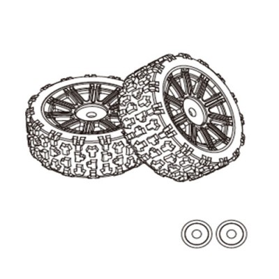 [�˾���ũ] 1415B2 [MJX RC] MJX 14301,14302 RC �ڵ��� Ÿ�̾� 1415B2