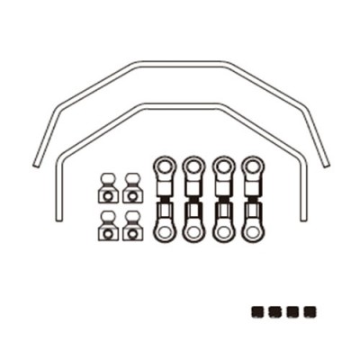 [�˾���ũ] 10121 [MJX RC] mjx 10208 Front & rear anti-roll bar