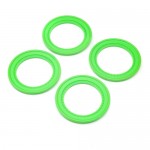 [TEAM LOSI] Snap-in Beadlock Rings, Green (4): LMT 2.0