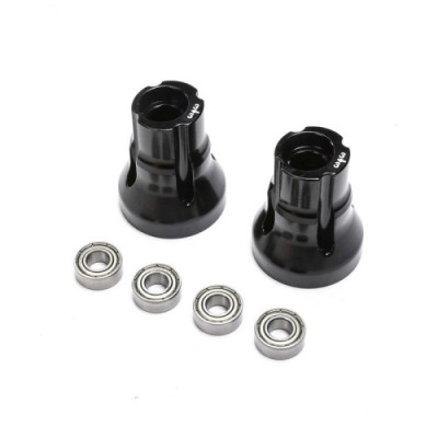 [�˾���ũ] TLR144003 [TEAM LOSI] Rear Axle Mount Set,3 Deg, AL, BLK: LMT, TTLMT
