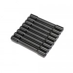 [TEAM LOSI] Aluminum Crossbar, End Plates, Black (8): TLR Tuned LMT