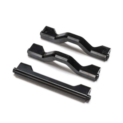 [˾ũ] LOS241073 [TEAM LOSI] Aluminum Crossbar, Center Chassis, Black (3): TLR Tuned LMT