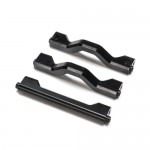 [TEAM LOSI] Aluminum Crossbar, Center Chassis, Black (3): TLR Tuned LMT