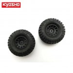 [KYOSHO] Premounted Tire/Wheel w/Weight 2pcs INTERCO TIRE