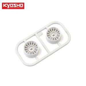 [KYOSHO] Multi Wheel W/Offset 1 (White/AWD/2pcs.)