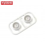 [KYOSHO] Multi Wheel W/Offset 0 (White/AWD/2pcs.)