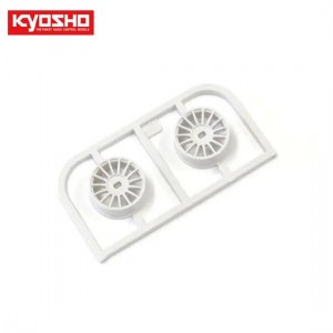 [KYOSHO] Multi Wheel N/Offset 0 (White/AWD/2pcs.)