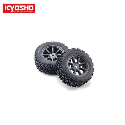 [�˾���ũ] KYFATH709BKM [KYOSHO] Pre-Glued Vintage Rally Tyres 1:10 Fazer 2.0 (2)