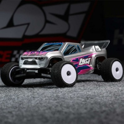 [˾ũ] LOS-1392T2 [TEAM LOSI] 1/28 Micro-T 2S 2WD RTR Stadium Truck, Silver ,͸,USB  ǮƮ