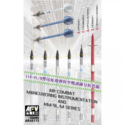 [˾ũ] BFAR48115 [AFV CLUB] BFAR48115 1/48 AIR COMBAT MANEUVERING INSTRUMENTATION& AIM-9L/M SERIES