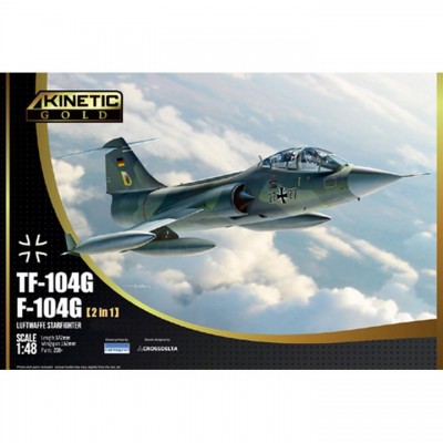 [�˾���ũ] CNK48089 [Kinetic] CNK48089 1/48 TF-104G / F-104G Luftwaffe Starfighter (2 in 1)