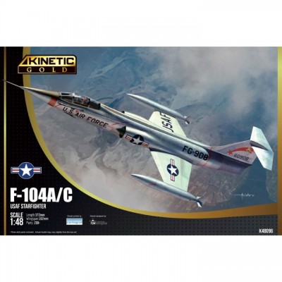 [�˾���ũ] CNK48096 [Kinetic] CNK48096 1/48 F-104A/C USAF Starfighter