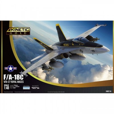 [�˾���ũ] CNK48114 [Kinetic] CNK48114 1/48 F/A-18C VFA-27 Royal Mace