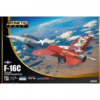 [�˾���ũ] CNK48146 [Kinetic] CNK48146 1/48 F-16C Texas ANG