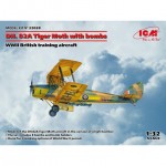 [ICM] BICM32038 1/32 DH.82A Tiger Moth with bombs,WWII British training aircraft