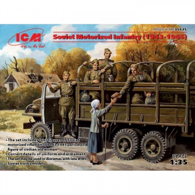 [�˾���ũ] BICM35635 [ICM] BICM35635 1/35 Soviet Motorized Infantry(1943-1945)-���� ������