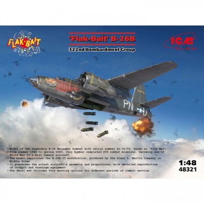 [˾ũ] BICM48321 [ICM] BICM48321 1/48 B-26B Marauder Flak Bait 322nd Bombardment Group