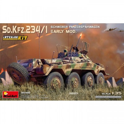 [˾ũ] BE35410 [Miniart] BE35410 1/35 Sd.Kfz.234/1 Schwerer Panzerspahwagen(2 cm) Early Mod Interior Kit