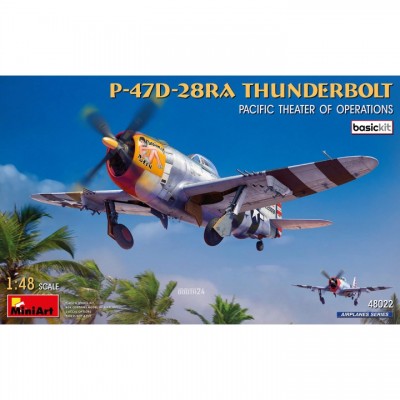 [�˾���ũ] BE48022 [Miniart] BE48022 1/48 P-47D-28RA Thunderbolt Pacific Theater of Operations-Basic Kit