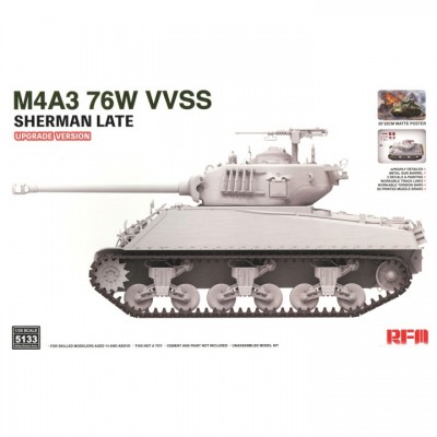 [�˾���ũ] CRM5133 [RFM] CRM5133 1/35 M4A3 76W VVSS Sherman Late Upgrade Version