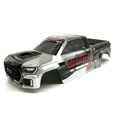 �˾���ũ ARA-1623-B [ARRMA] GRANITE 4x4 223s - Body Shell Gun Metal painted clipless ARA4302V4