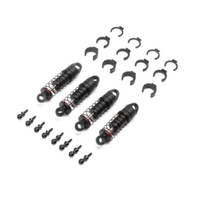 �˾���ũ AXI203002 [Axial] Oil Shock Set 6mm, (.213 lbs/in Red): SCX24 (4)