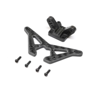[˾ũ] TLR314000 [TLR Racing] Carbon Rear Shock Tower: Mini-B, BL