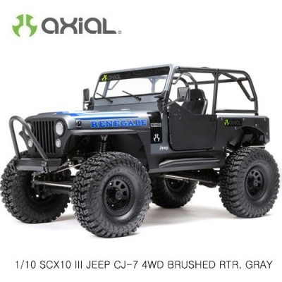 [˾ũ] AXI03008T2 [Axial] 1/10 SCX10 III  CJ-7 4WD 귯õ RTR, ׷