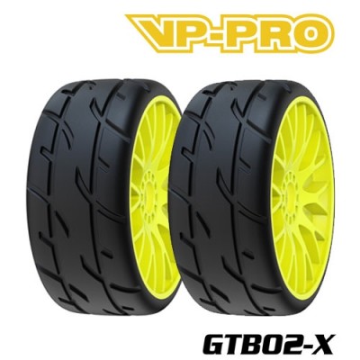 [�˾���ũ] GTB02-XY3 [VP PRO RACING] (1:8 ��� Ÿ�̾� �� ����) 1/8 GT - Spoke Yellow Wheel - Soft �Ѻ��� 2������