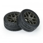 [PROLINE-RACING] 10204-10 1/8 Victory S3 Front/Rear 35/85 2.4 Belted Mounted Tires, 14mm Gray: Vendetta